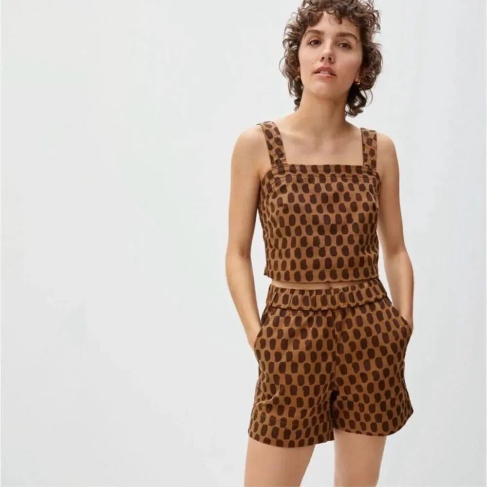 ✨Everlane The Easy Sz 4 Short in Walnut Print✨